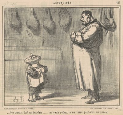 udělal bych řezníka... od Honoré Daumier