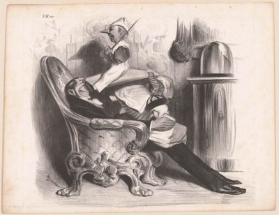 Karikatuur van ministr Antoine Maurice Apollinaire d