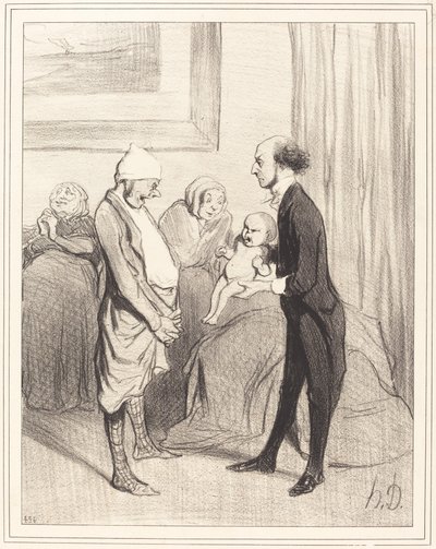 Vstup do života od Honoré Daumier
