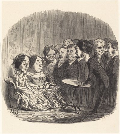 Poltergeist od Honoré Daumier