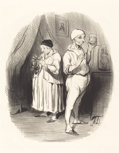 Oko mistra od Honoré Daumier