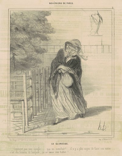 The Gleaner od Honoré Daumier