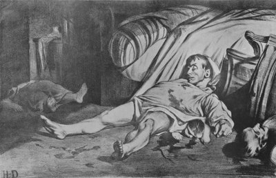 Transnonain Street, 1834 od Honoré Daumier
