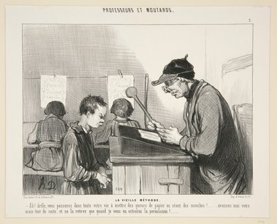 Starý M od Honoré Daumier