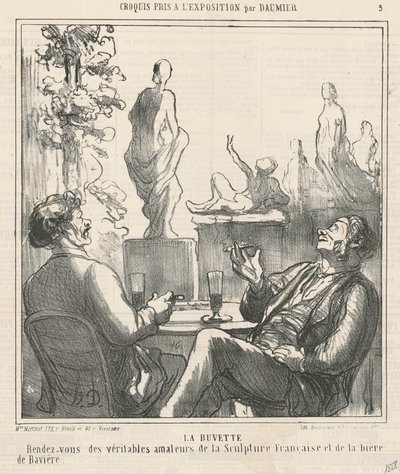 Bar od Honoré Daumier
