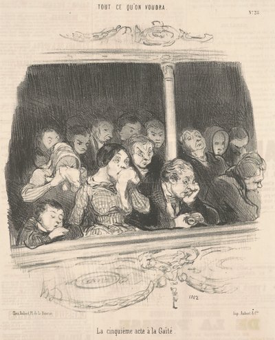 Páté dějství má veselost od Honoré Daumier