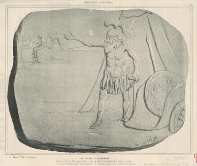 Agamemnonův hněv od Honoré Daumier
