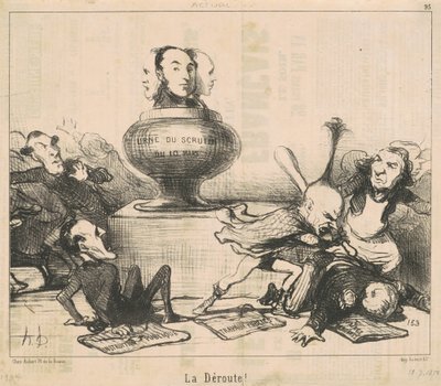 Ta trasa! od Honoré Daumier