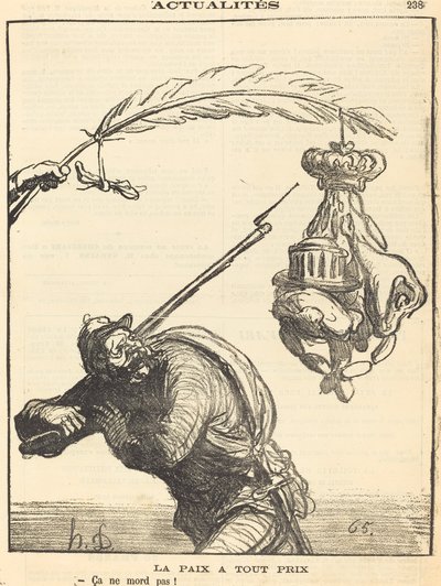 mír za každou cenu od Honoré Daumier