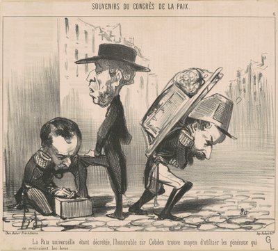 Vyhlášen všeobecný mír... od Honoré Daumier