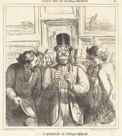 Procházka vlivných kritiků od Honoré Daumier