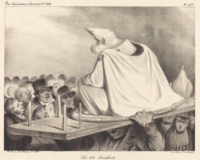 houpání hlavou od Honoré Daumier