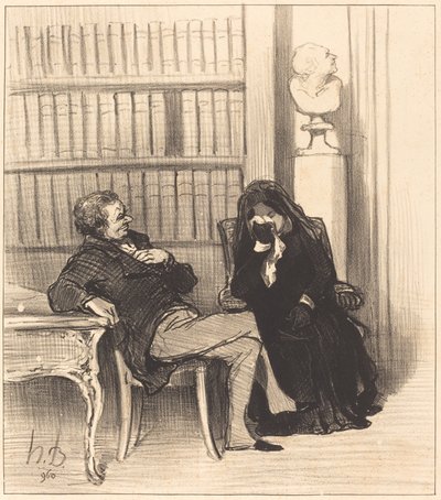 Vdova od Honoré Daumier