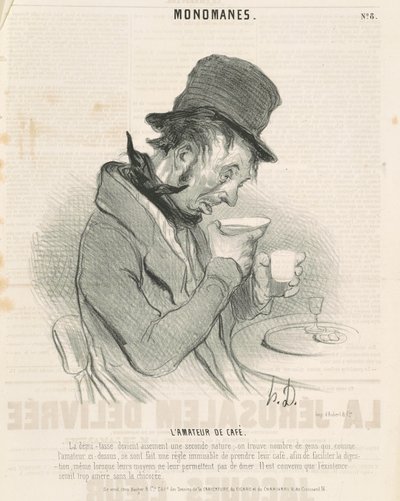 Milovník kávy od Honoré Daumier