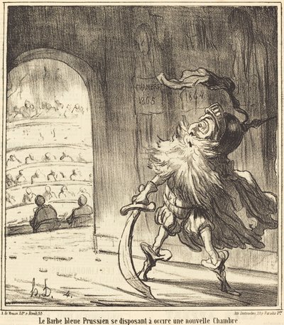 Pruský modrovous... od Honoré Daumier