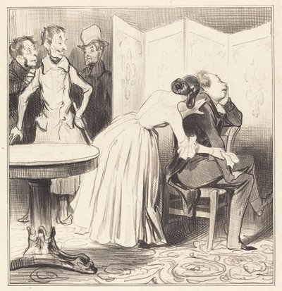 Chevalier des Adrets je milovník... od Honoré Daumier