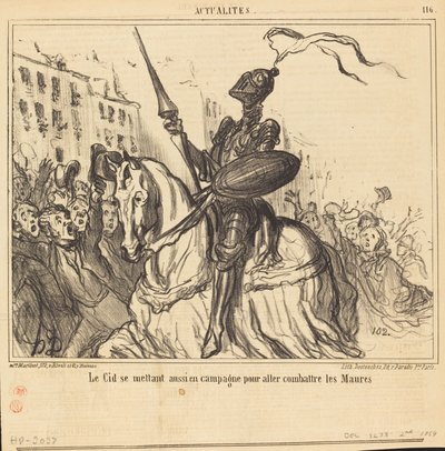 Le Cid také vede kampaň... od Honoré Daumier