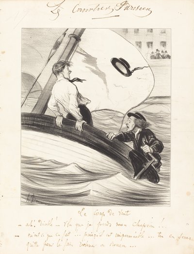 Závan větru od Honoré Daumier