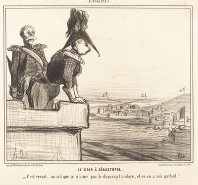 Car v Sevastopolu od Honoré Daumier