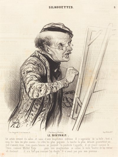 Roztržitý od Honoré Daumier
