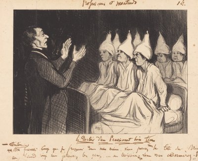 Internát udržovaného internátu od Honoré Daumier