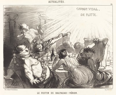 Svátek Baltazar-Véron od Honoré Daumier