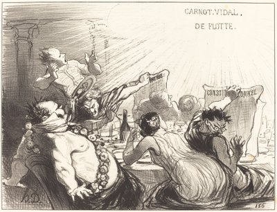 Svátek Baltazar-Véron od Honoré Daumier