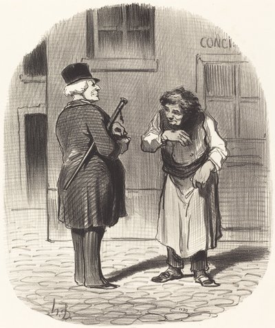 Nový rok od Honoré Daumier