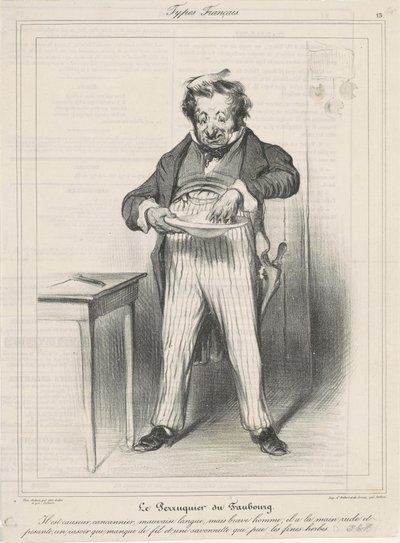 Parukář z Faubourgu od Honoré Daumier