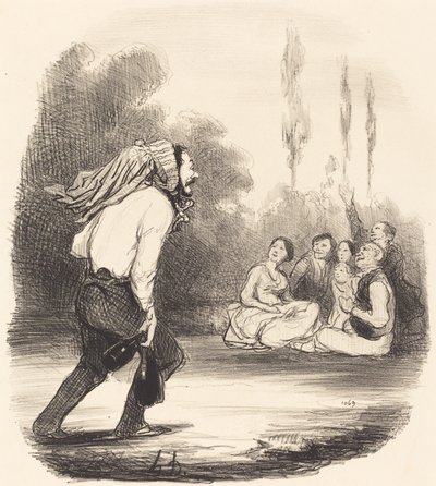 Největší vtipálek společnosti od Honoré Daumier