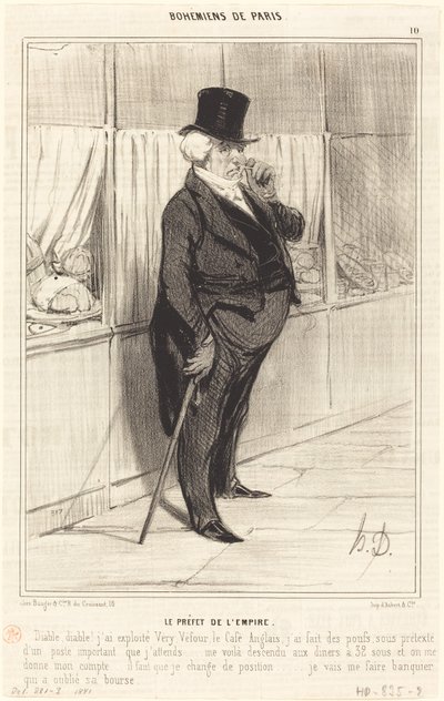 Prefekt říše od Honoré Daumier