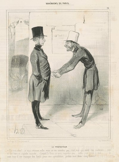 Ochránce od Honoré Daumier