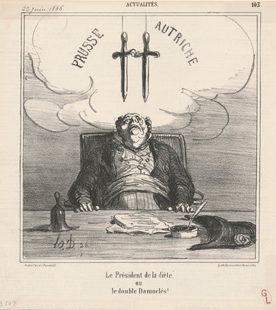 Předseda sněmu od Honoré Daumier