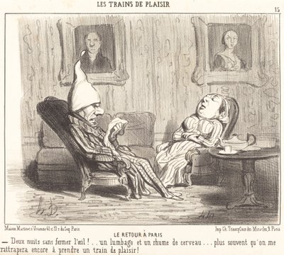 Návrat do Paříže od Honoré Daumier