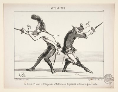 Pruský král a od Honoré Daumier