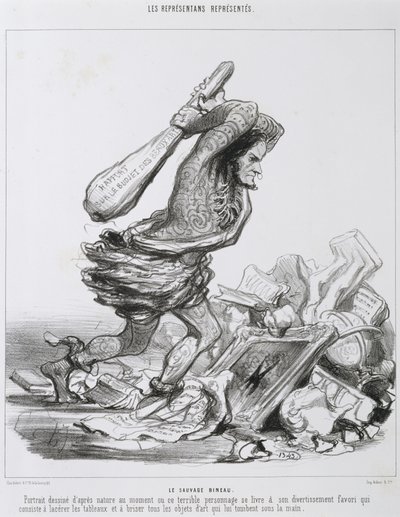 Divoké Bineau od Honoré Daumier