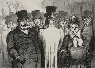 Bulvár Italů. od Honoré Daumier