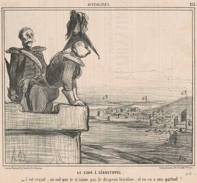 Car v Sevastopolu od Honoré Daumier