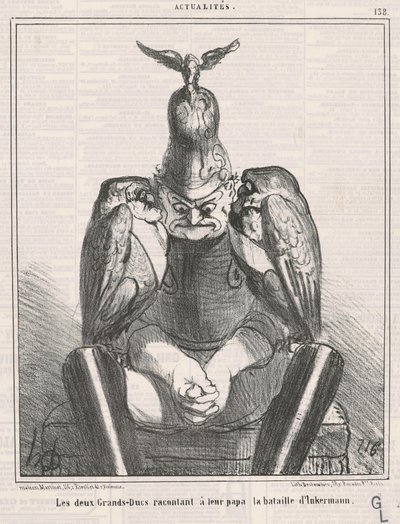 Dva velkovévodové říkají ...Inkermannovi od Honoré Daumier