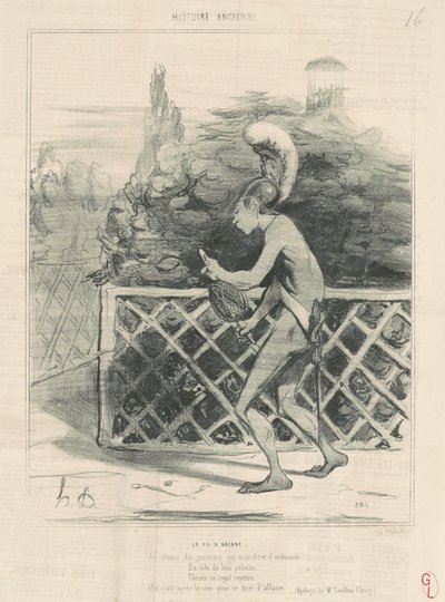 Ariadnino vlákno od Honoré Daumier