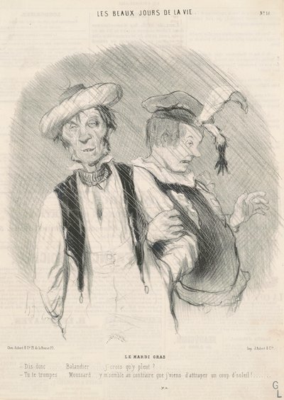 Tlusté úterý od Honoré Daumier