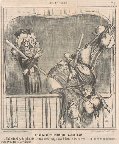 Nová neapolská loutka od Honoré Daumier