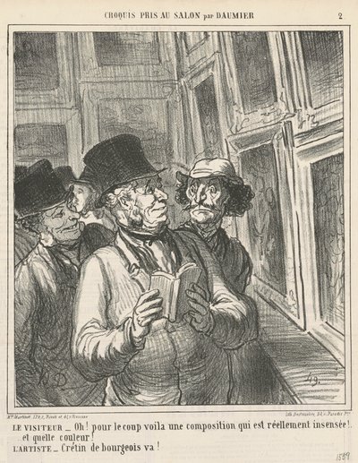 Návštěvník ... od Honoré Daumier