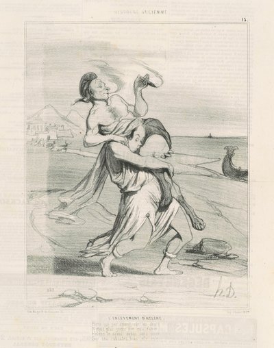 Únos Heleny od Honoré Daumier