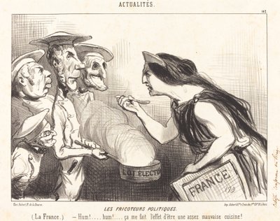 Političtí frikotéři od Honoré Daumier