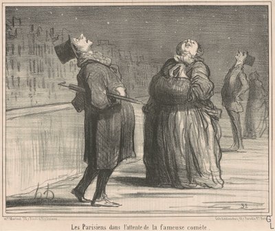 Pařížané čekají na... od Honoré Daumier
