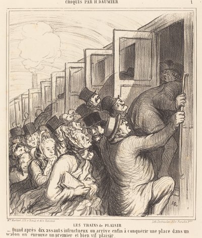 Vlaky pro potěšení od Honoré Daumier
