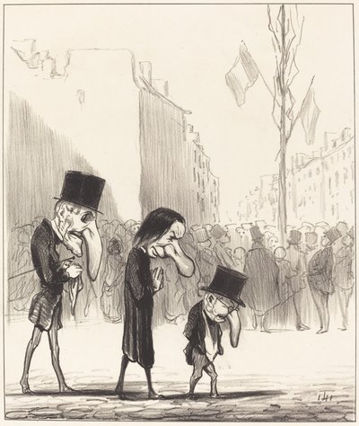 Tři malí světci od Honoré Daumier
