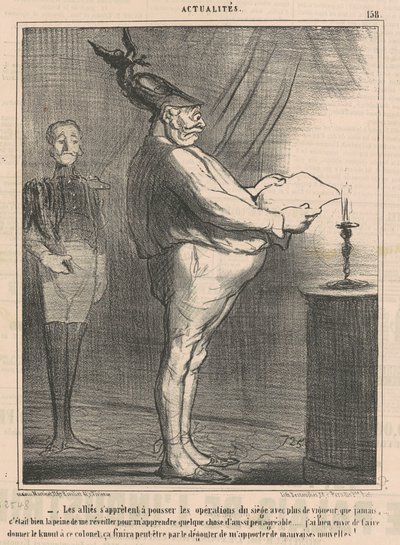 Spojenci se připravují na operace... od Honoré Daumier