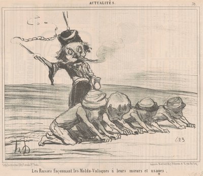 Vytváříme z nich Moldo-Vlachy... od Honoré Daumier